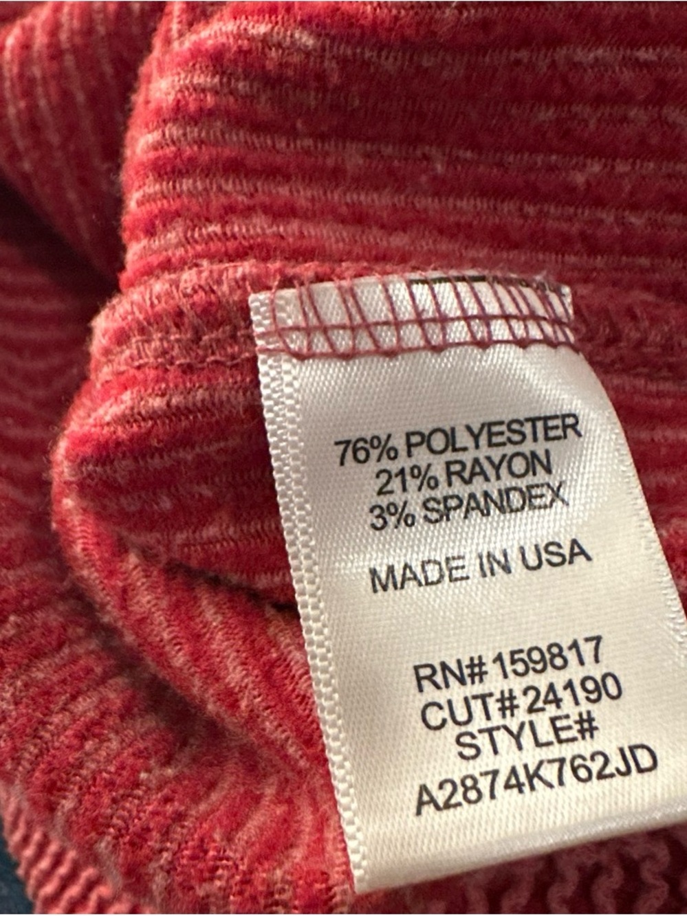 W210. Altar'd State Ribbed Crewneck Sweater in Raspberry - Picture 6 of 7